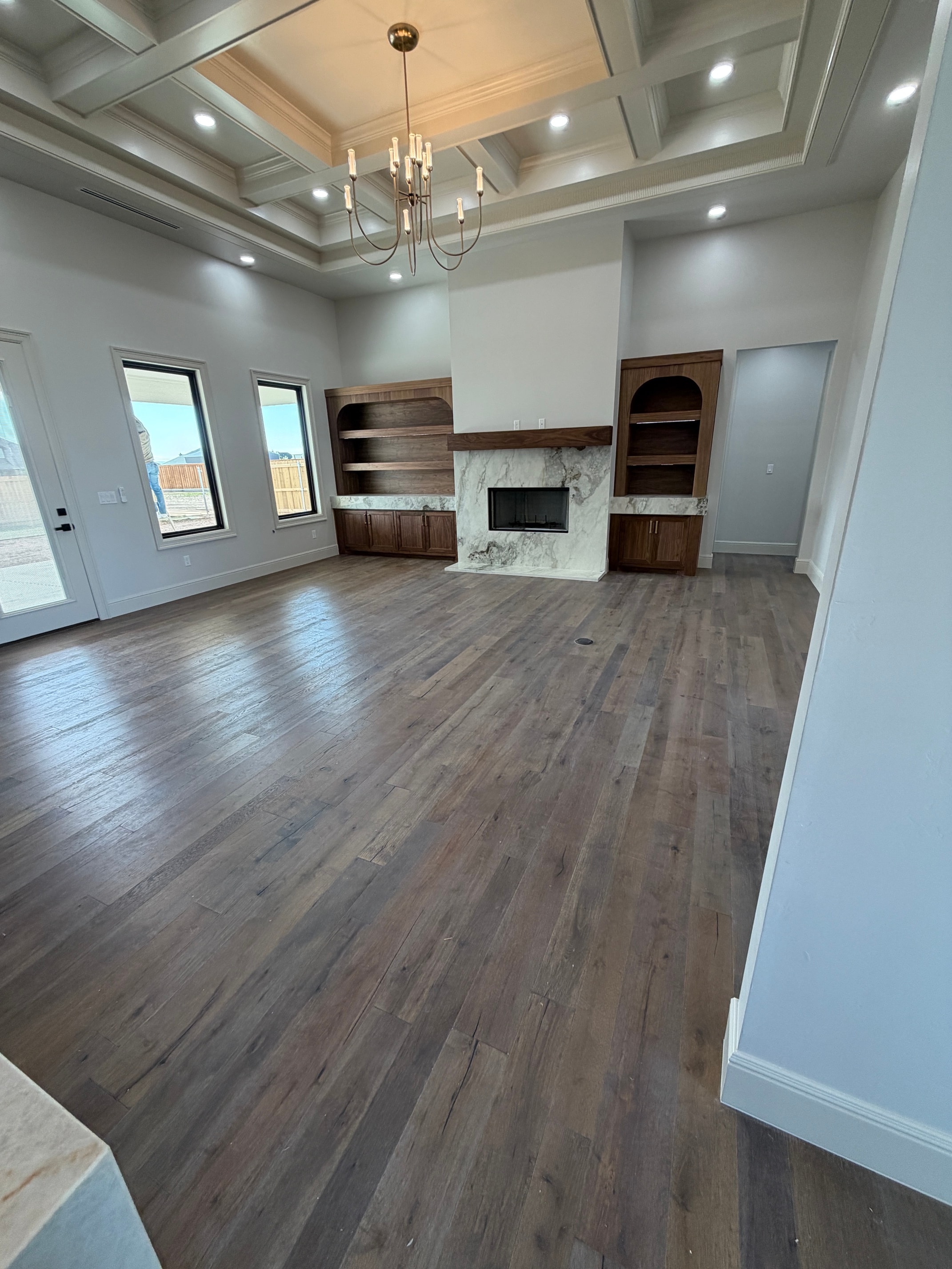 Before staging — living room