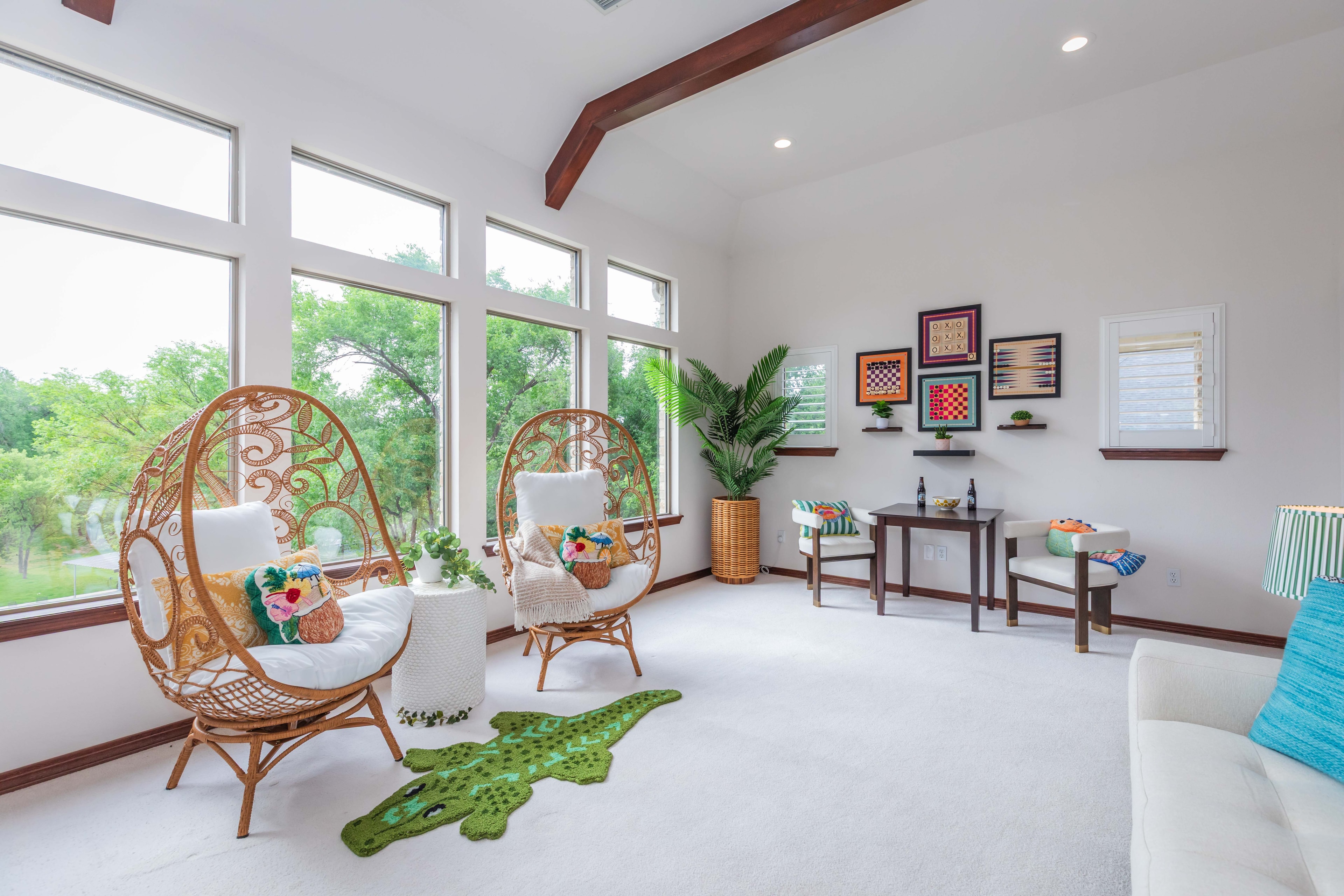 Sunroom staging