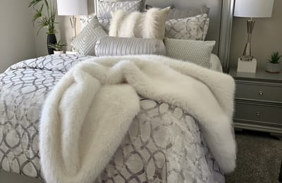 Suite retreat bedroom staging